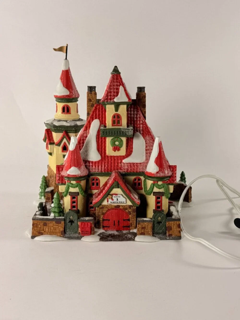 Vintage Dept 56 Route 1 North Pole 